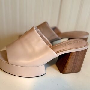 Vince Camuto Blush Block Heel Mules